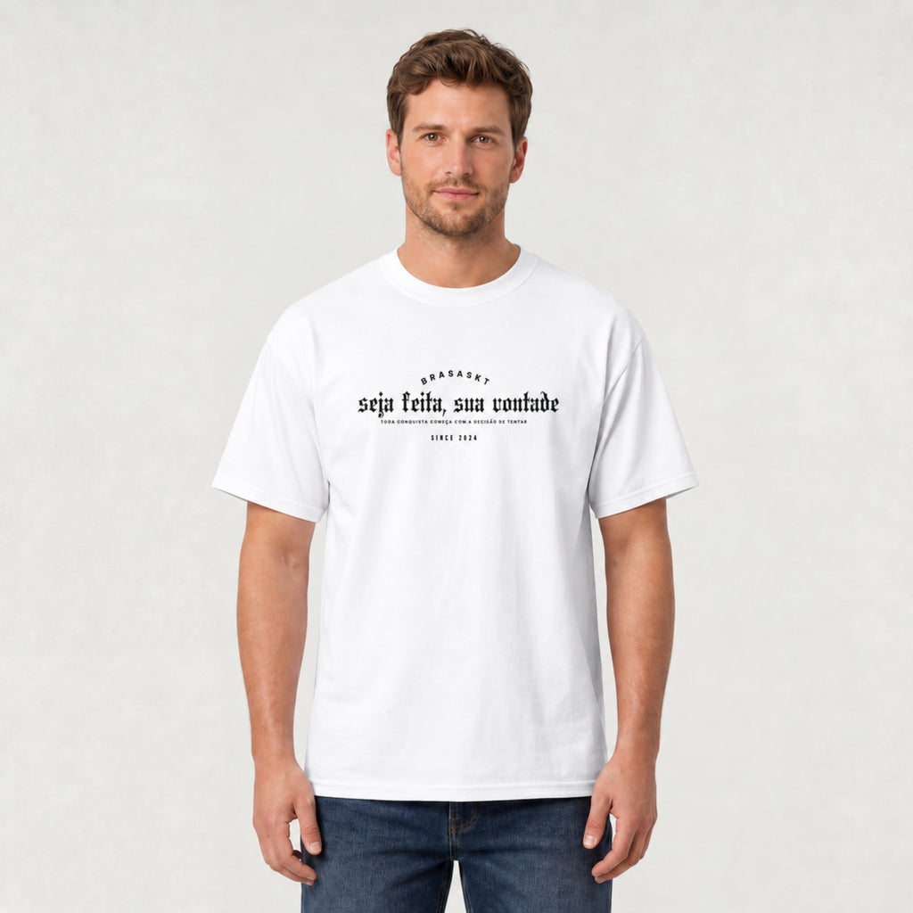 Camiseta Oversized BrasaSKT – "Seja Feita Sua Vontade"