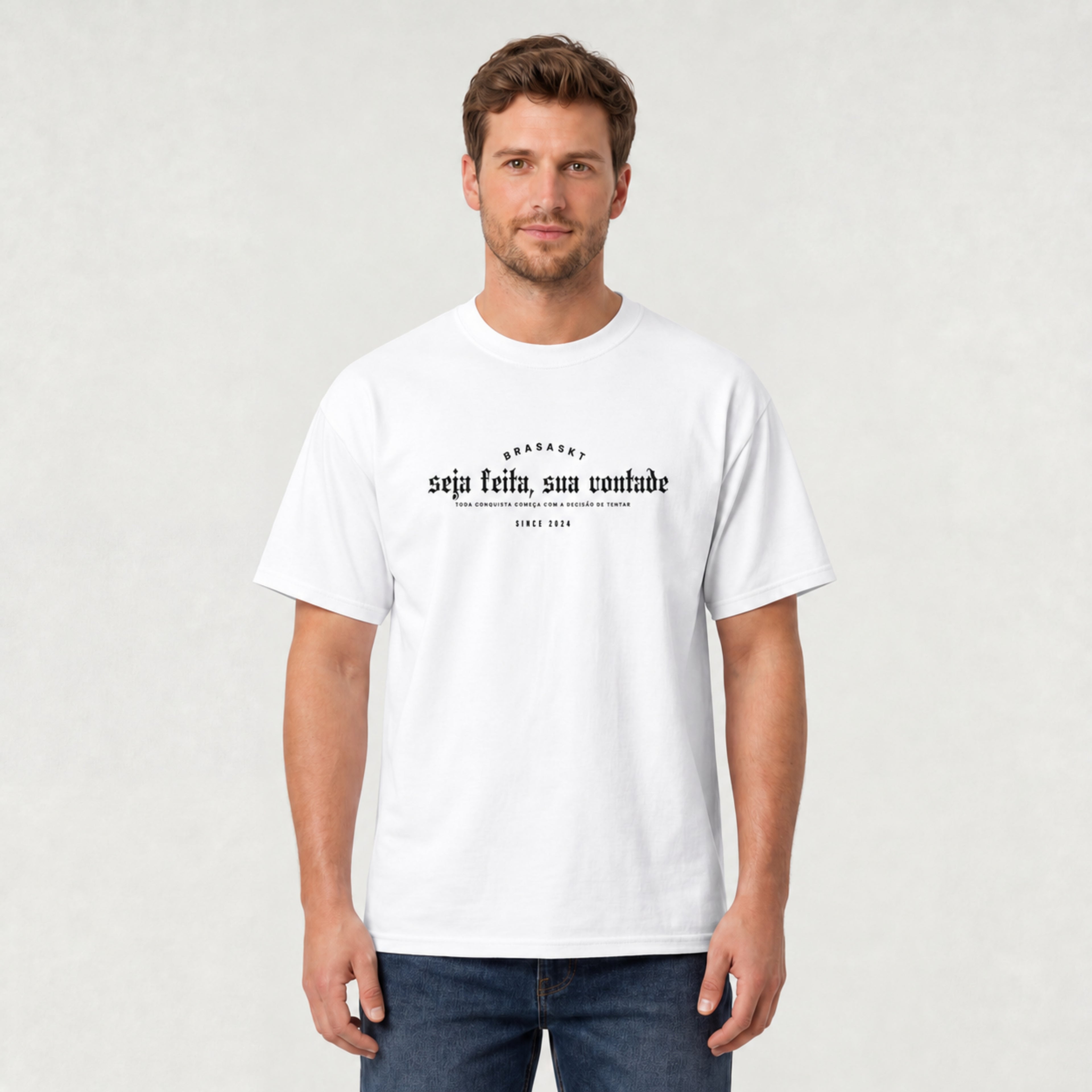Camiseta Oversized BrasaSKT – "Seja Feita Sua Vontade"
