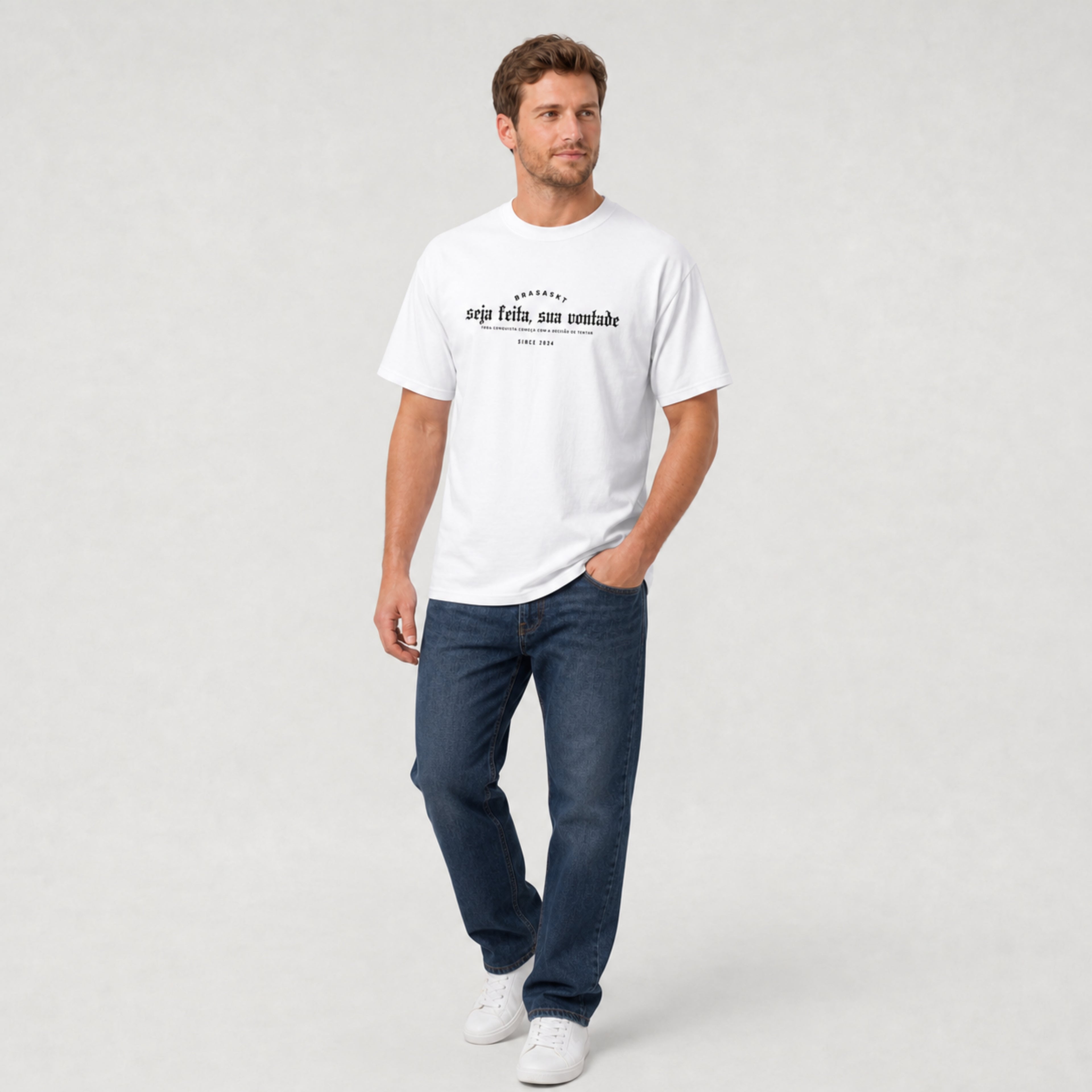 Camiseta Oversized BrasaSKT – "Seja Feita Sua Vontade"